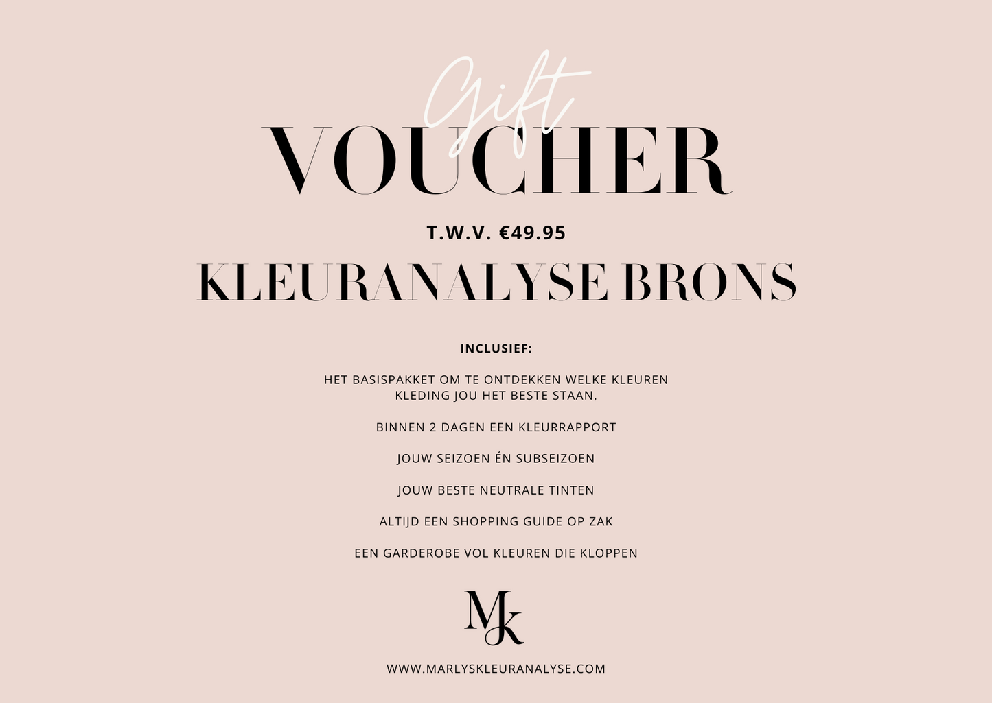 Cadeaubon Brons