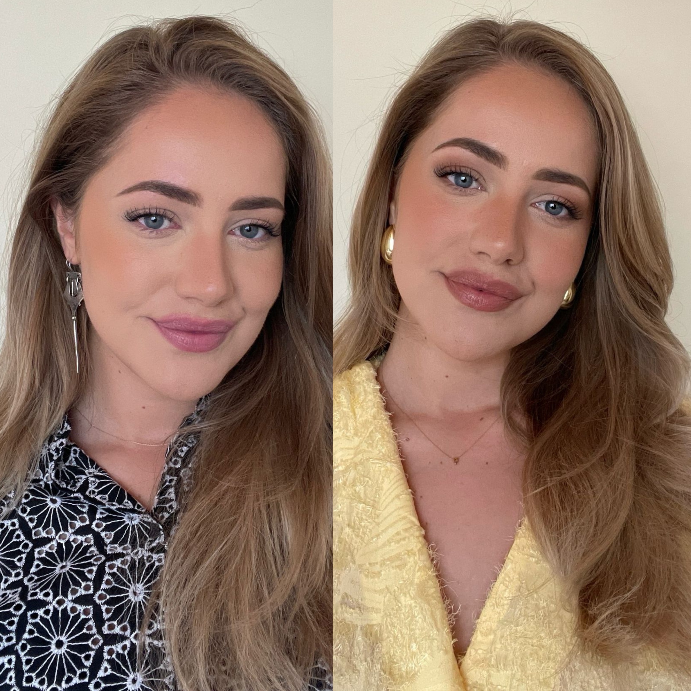 Voor en na: make-up afgestemd op het kleurtype